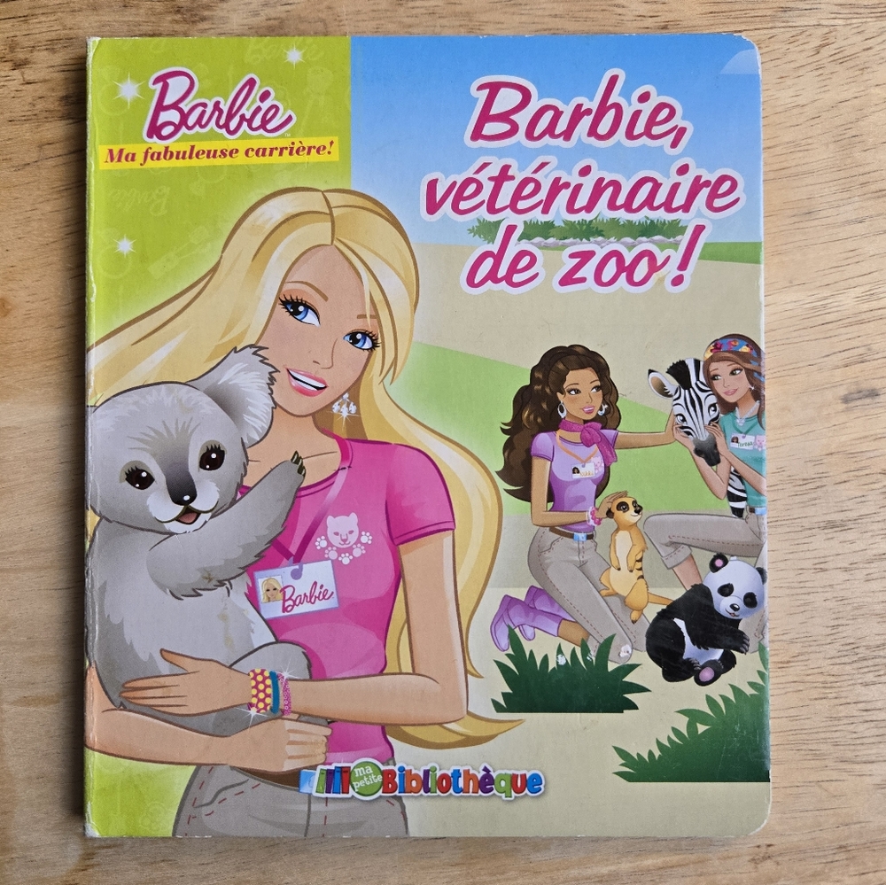 Barbie Vétérinaire De Zoo! By Bibliotèque French Book